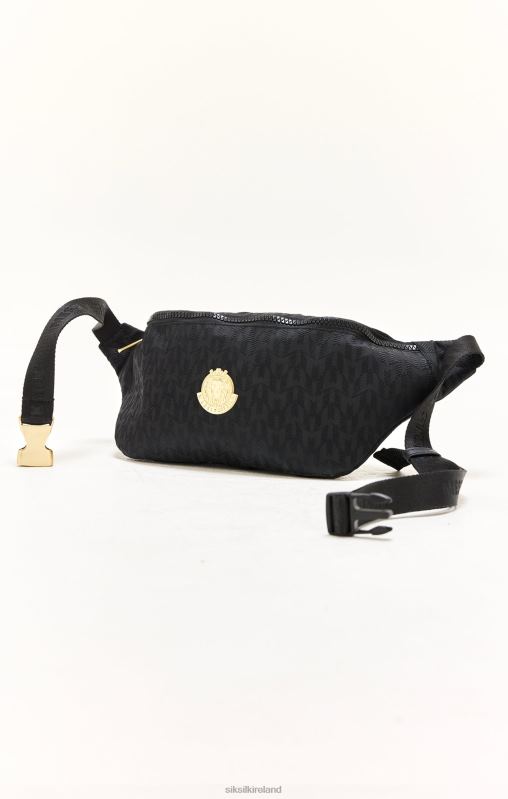 SikSilk x Unisex Messi Black Bumbag XTFJ619 Bag