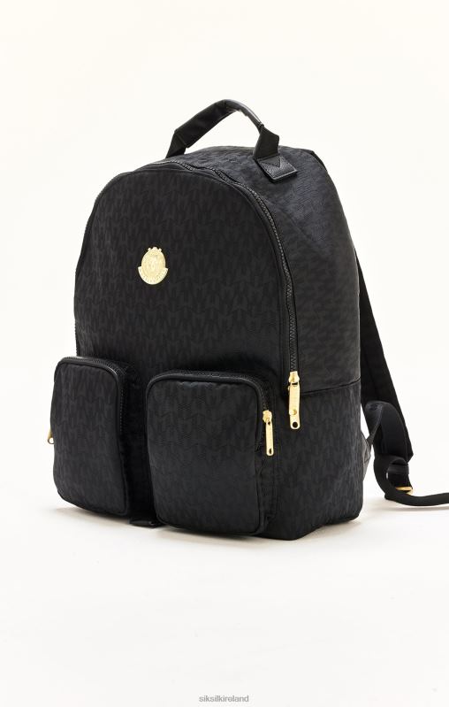 SikSilk x Unisex Messi Black Rucksack XTFJ622 Bag