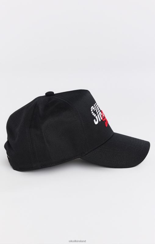 SikSilk Unisex Black Sports Trucker Cap XTFJ248 Accessory
