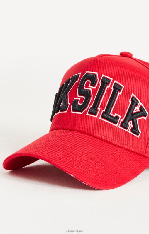 SikSilk Unisex Red Cap XTFJ229 Accessory