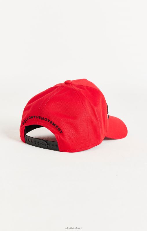 SikSilk Unisex Red Cap XTFJ229 Accessory