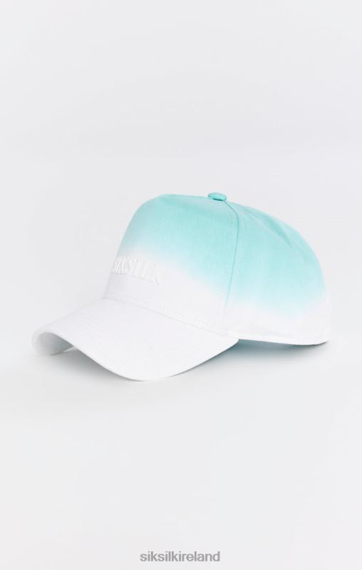 SikSilk Unisex Teal Fade Cotton Trucker Cap XTFJ245 Accessory