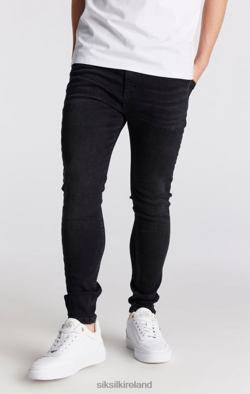 SikSilk Boys Black Essential Skinny Denim Jean XTFJ307 Apparel
