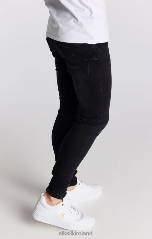 SikSilk Boys Black Essential Skinny Denim Jean XTFJ307 Apparel