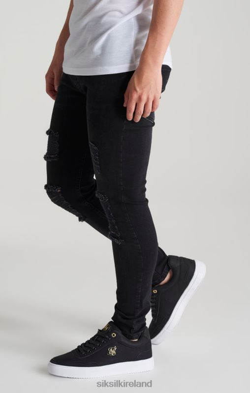 SikSilk Boys Distressed Skinny Denim Jean XTFJ310 Apparel