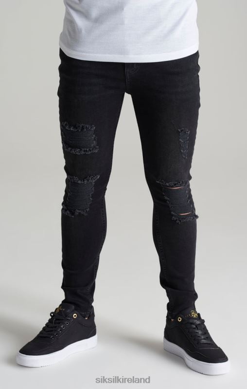 SikSilk Boys Distressed Skinny Denim Jean XTFJ310 Apparel