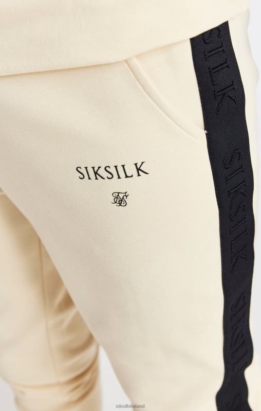 SikSilk Boys Beige Taped Jogger XTFJ305 Apparel