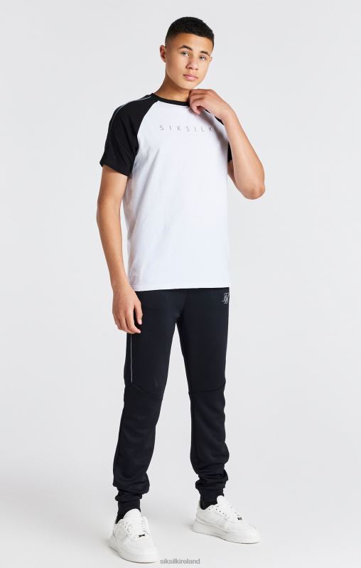 SikSilk Boys Black Poly Jogger XTFJ304 Apparel