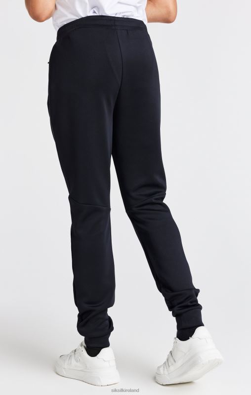 SikSilk Boys Black Poly Jogger XTFJ304 Apparel
