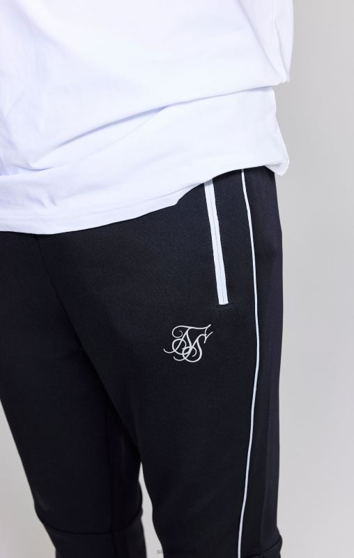 SikSilk Boys Black Poly Jogger XTFJ304 Apparel