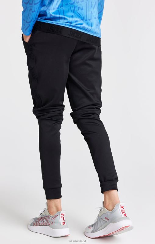SikSilk Boys Black Skinny Fit Jogger XTFJ302 Apparel