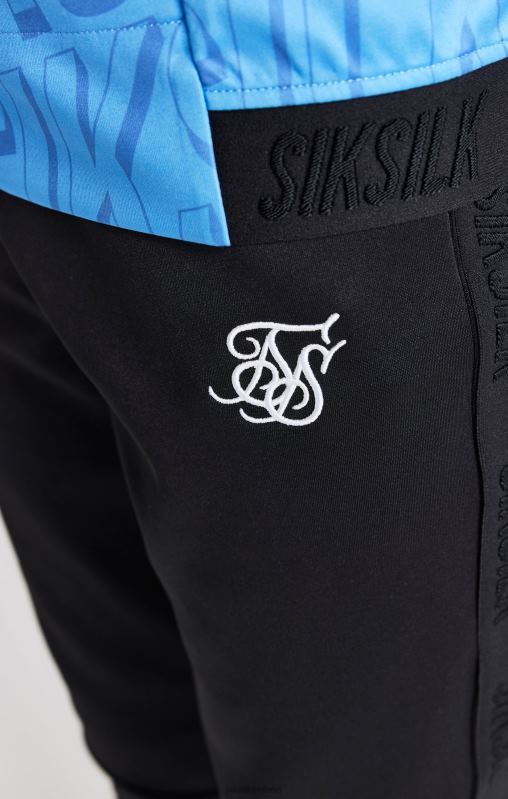 SikSilk Boys Black Skinny Fit Jogger XTFJ302 Apparel
