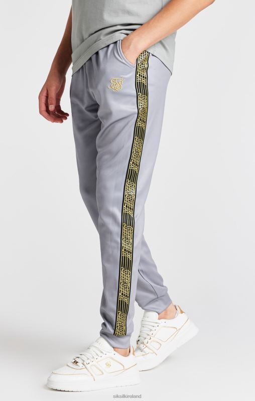 SikSilk Boys Grey Taped Jogger XTFJ303 Apparel