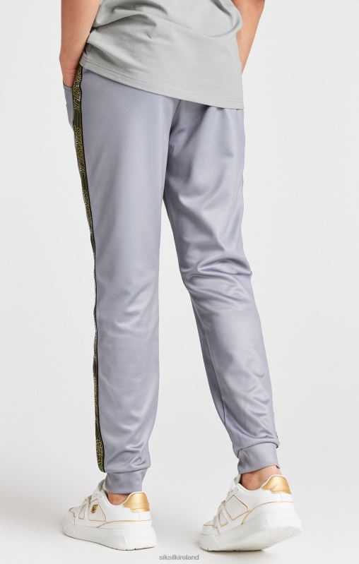 SikSilk Boys Grey Taped Jogger XTFJ303 Apparel