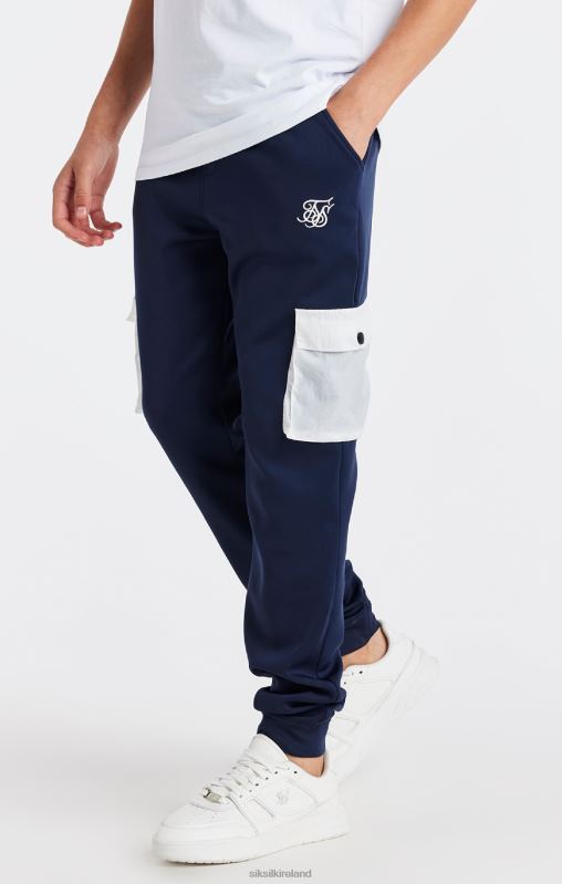 SikSilk Boys Navy Pocket Cargo Pant XTFJ306 Apparel