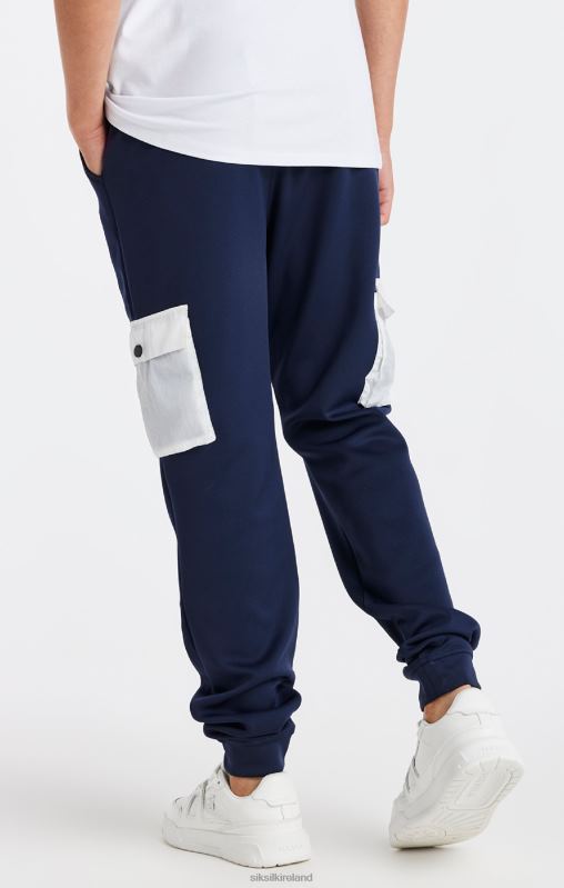 SikSilk Boys Navy Pocket Cargo Pant XTFJ306 Apparel