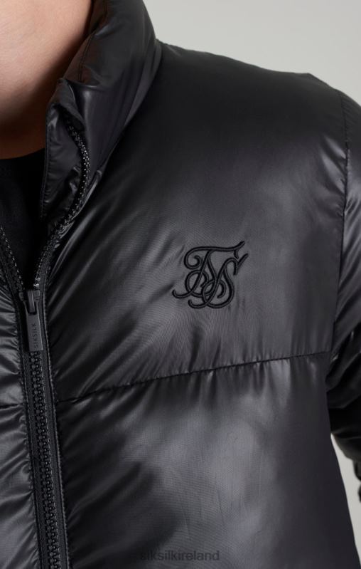 SikSilk Boys Black Bubble Jacket XTFJ300 Apparel