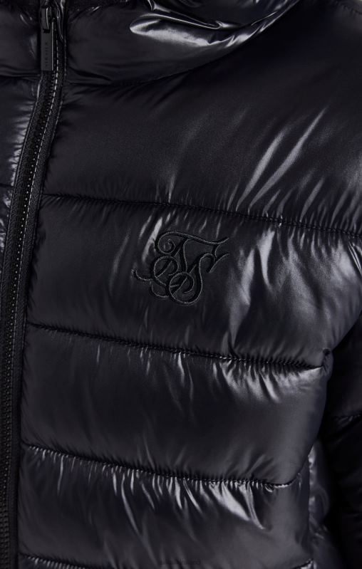 SikSilk Boys Black Lightweight Bubble Jacket XTFJ299 Apparel