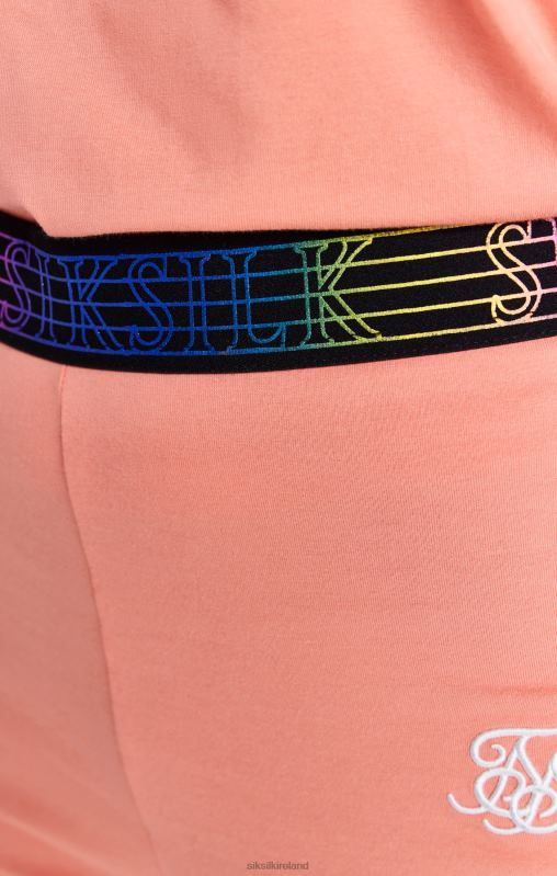 SikSilk Girls Coral Runner Tape Cycle Short XTFJ361 Apparel