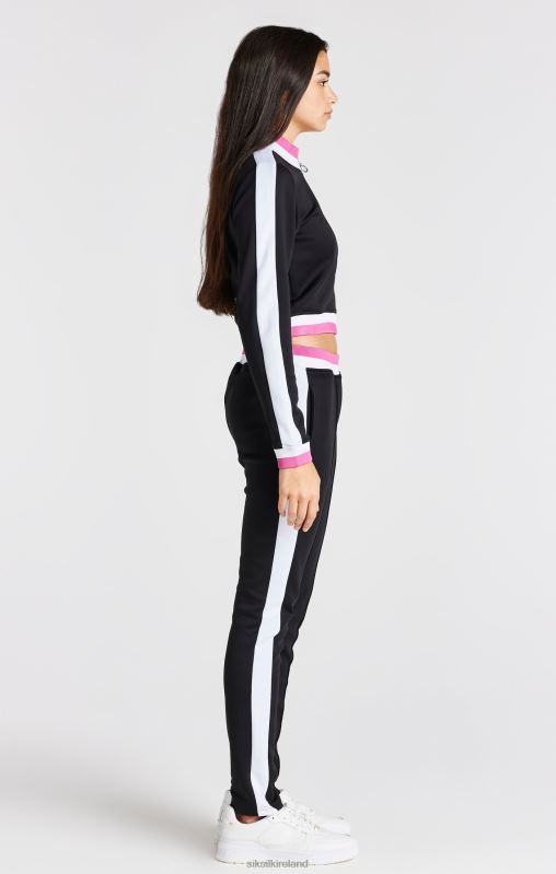 SikSilk Girls Black Retro Jacket XTFJ341 Apparel