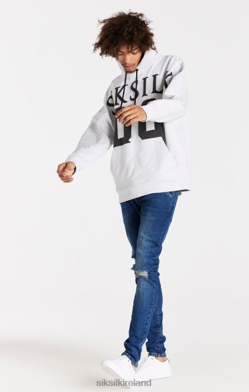 SikSilk Men Blue Distressed Slim Fit Jean XTFJ563 Apparel