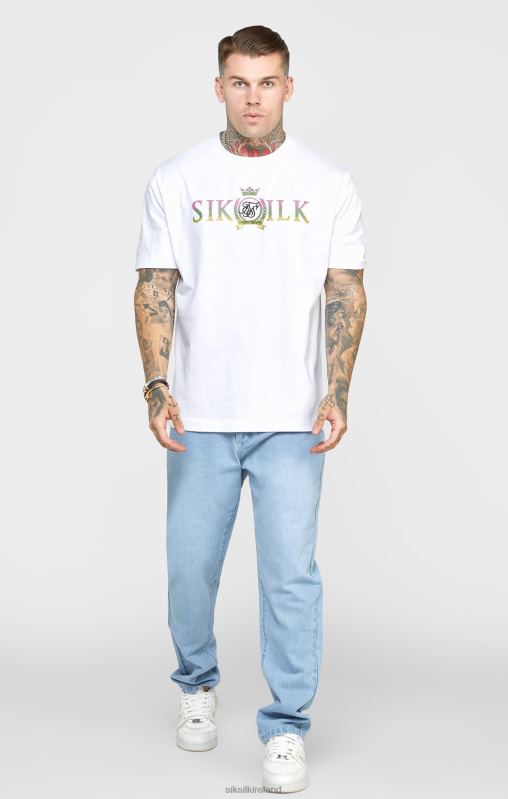 SikSilk Men Blue Rose Straight Cut Denim XTFJ543 Apparel