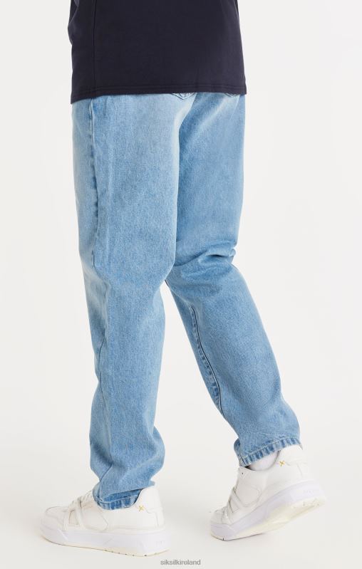 SikSilk Men Blue Straight Cut Denim XTFJ548 Apparel