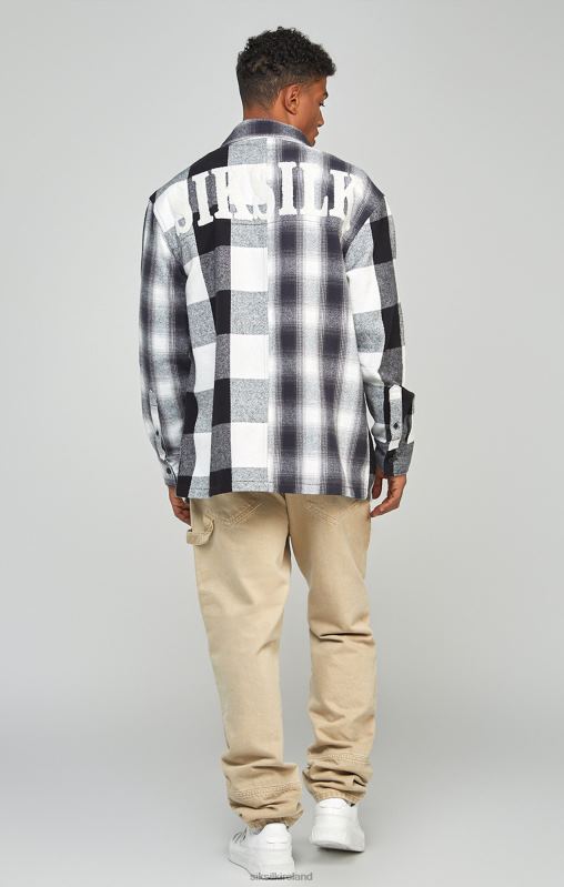 SikSilk Men Ecru Straight Fit Carpenter Denim XTFJ555 Apparel