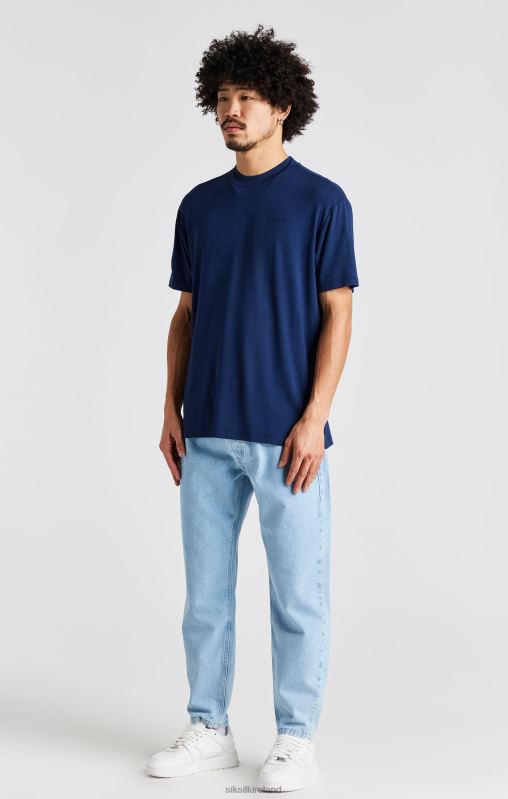 SikSilk Men Light Blue Basic Carrot Jean XTFJ544 Apparel