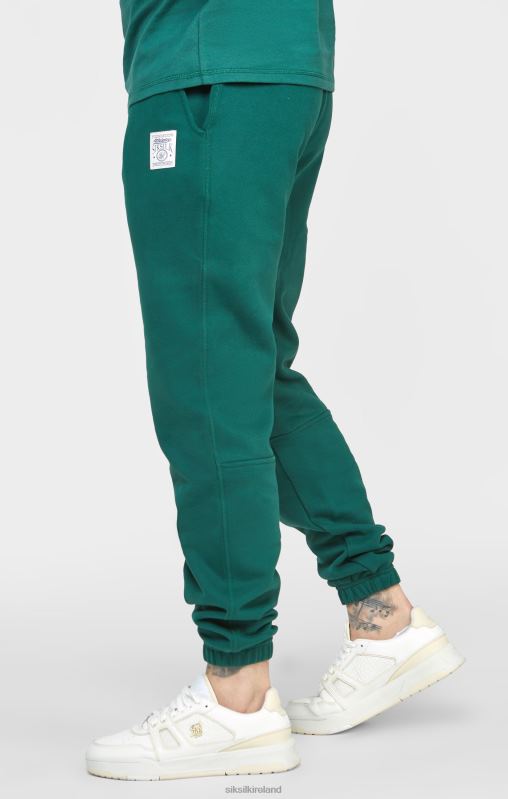 SikSilk Men Green Relaxed Jogger XTFJ541 Apparel