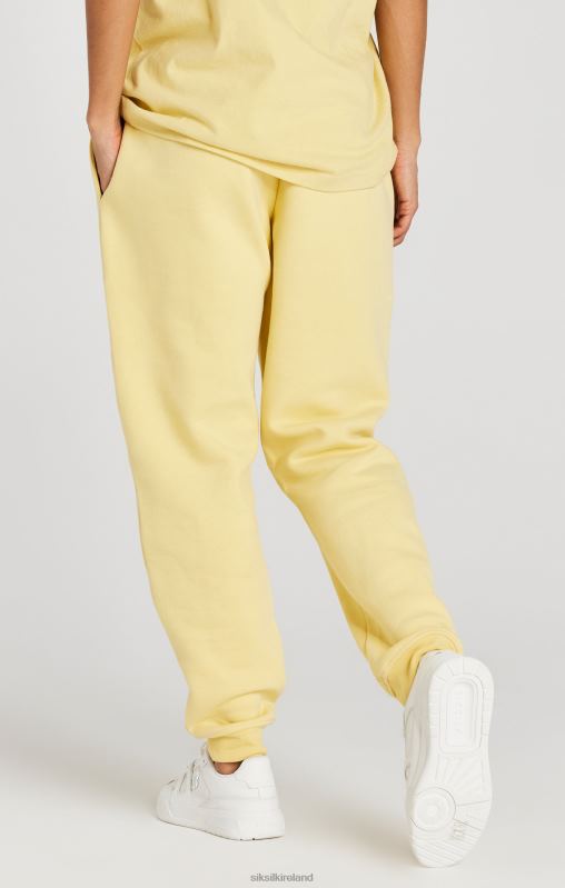 SikSilk Men Yellow Relaxed Fit Cuffed Jogger XTFJ540 Apparel