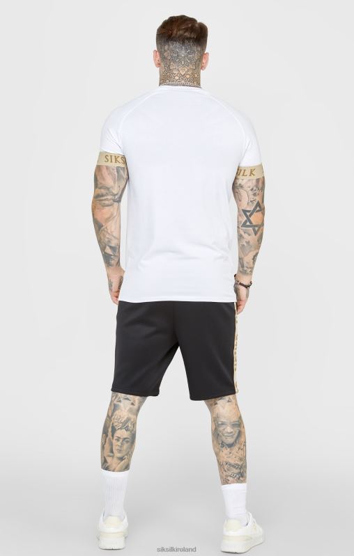 SikSilk Men Black Crest Short XTFJ577 Apparel