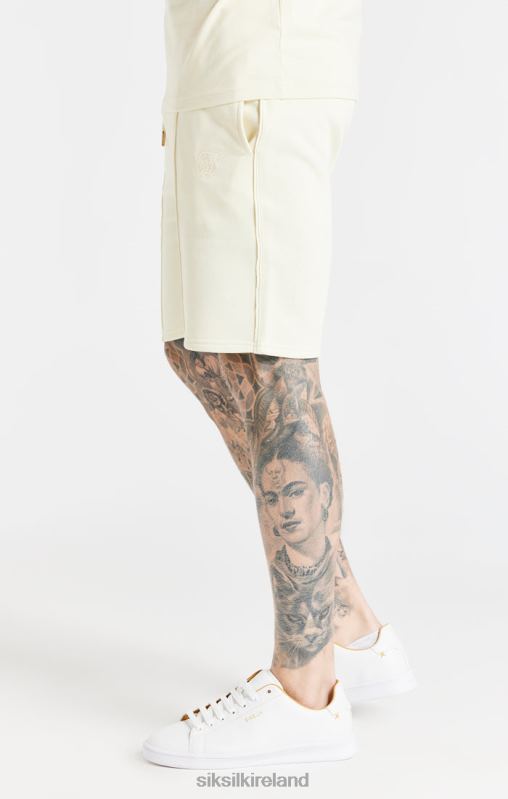 SikSilk Men Ecru Smart Short XTFJ613 Apparel