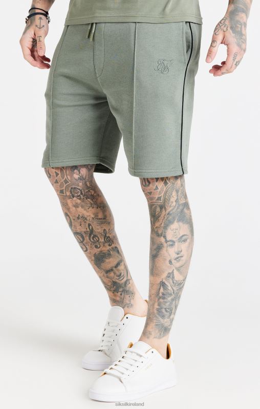 SikSilk Men Khaki Smart Short XTFJ612 Apparel