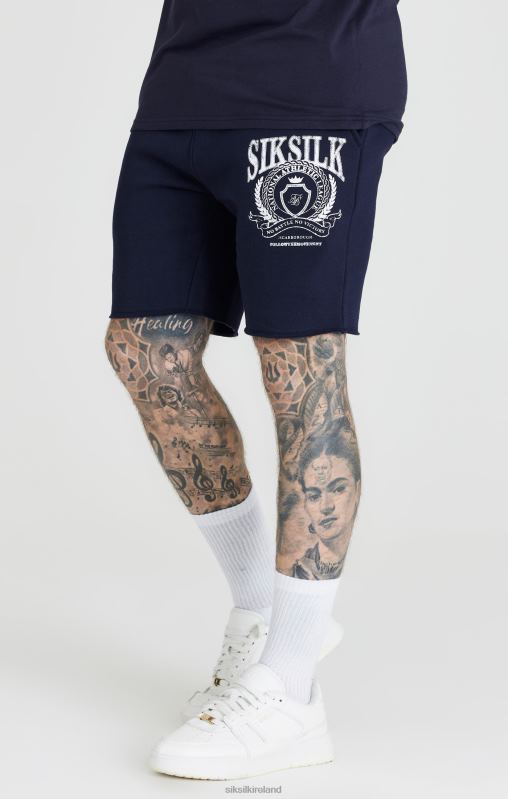SikSilk Men Navy Flight Short XTFJ592 Apparel