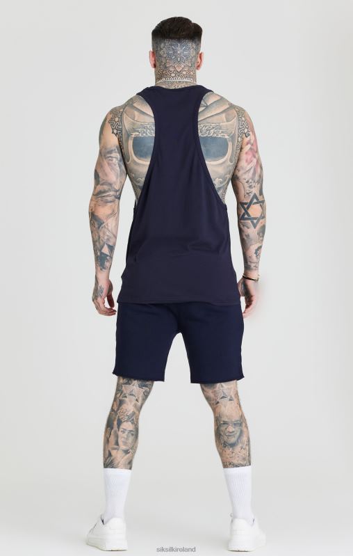SikSilk Men Navy Flight Short XTFJ592 Apparel