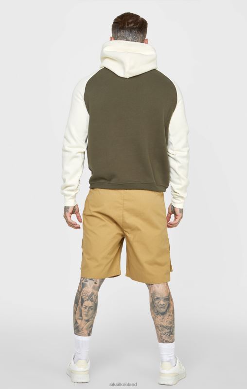 SikSilk Men Tan Ripstop Cargo Short XTFJ585 Apparel
