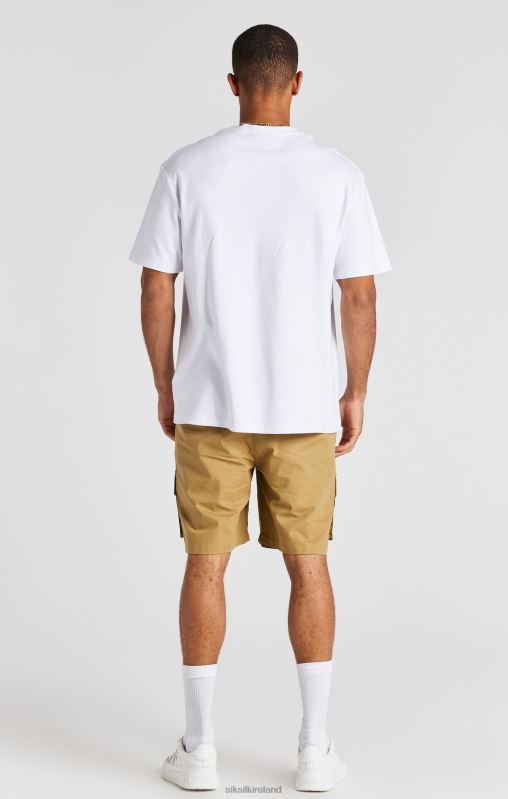 SikSilk Men Tan Ripstop Cargo Short XTFJ585 Apparel