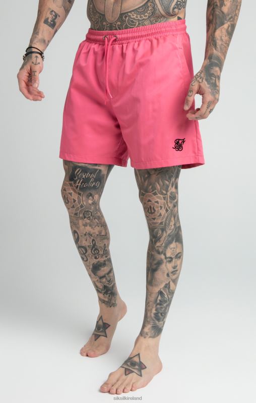 SikSilk Men Pink Swim Short XTFJ616 Apparel