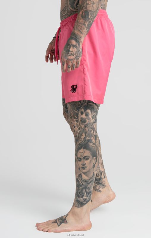 SikSilk Men Pink Swim Short XTFJ616 Apparel