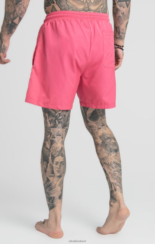 SikSilk Men Pink Swim Short XTFJ616 Apparel