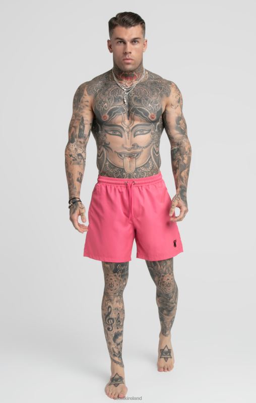 SikSilk Men Pink Swim Short XTFJ616 Apparel