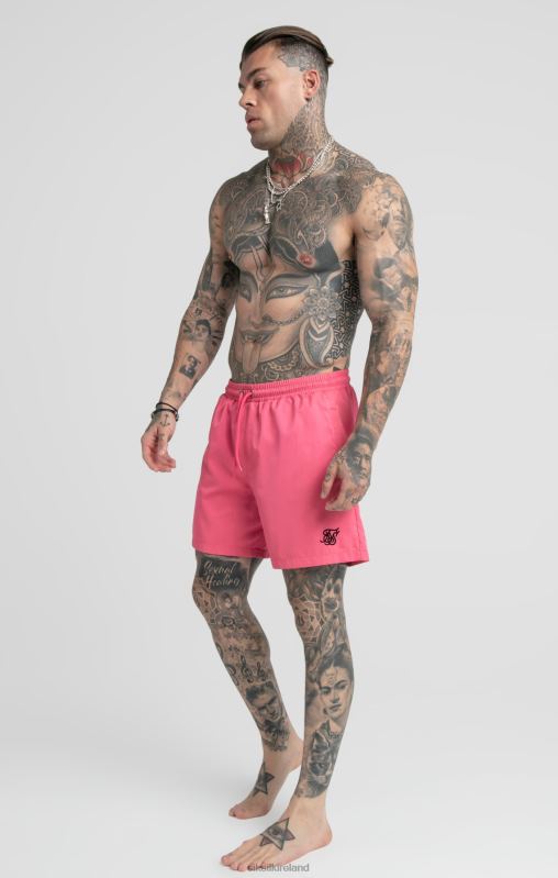SikSilk Men Pink Swim Short XTFJ616 Apparel