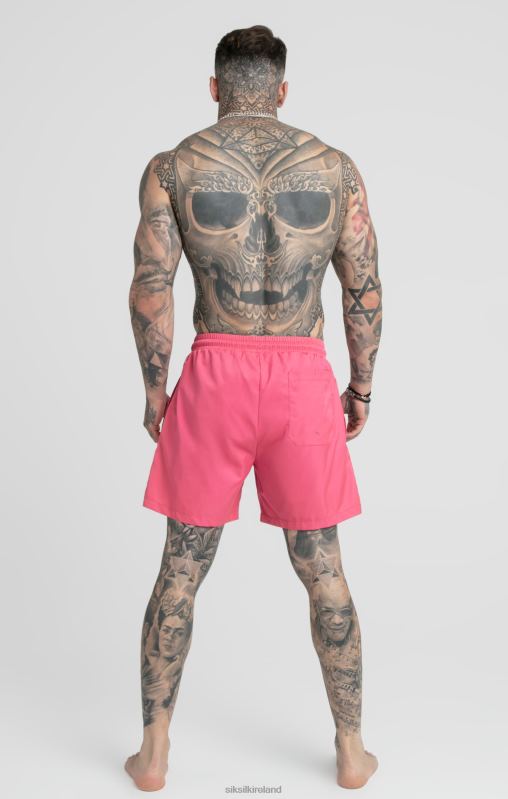 SikSilk Men Pink Swim Short XTFJ616 Apparel