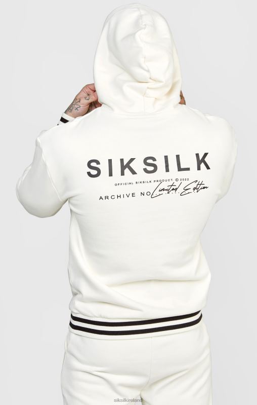 SikSilk Men Ecru Jogger W Stripe Waistband XTFJ519 Apparel