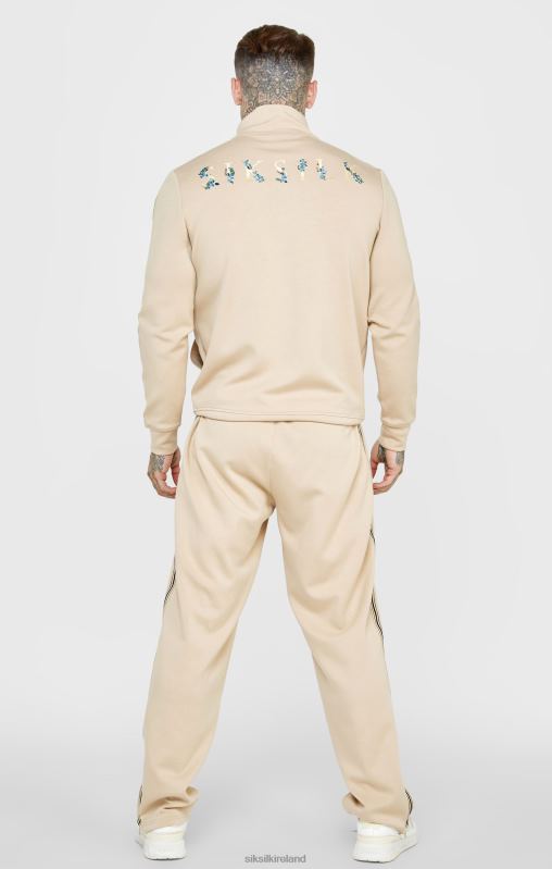 SikSilk Men Ecru Loose Fit Pant XTFJ528 Apparel