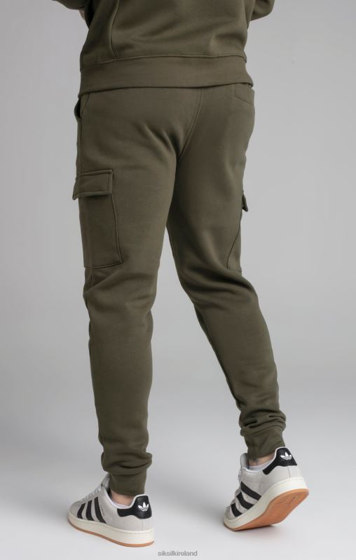 SikSilk Men Khaki Essential Cargo Jogger XTFJ515 Apparel