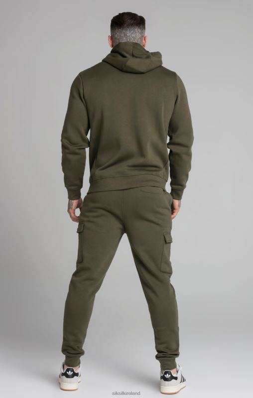 SikSilk Men Khaki Essential Cargo Jogger XTFJ515 Apparel