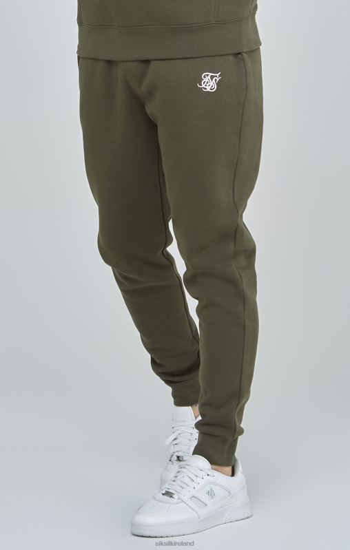 SikSilk Men Khaki Essential Cuffed Jogger XTFJ518 Apparel