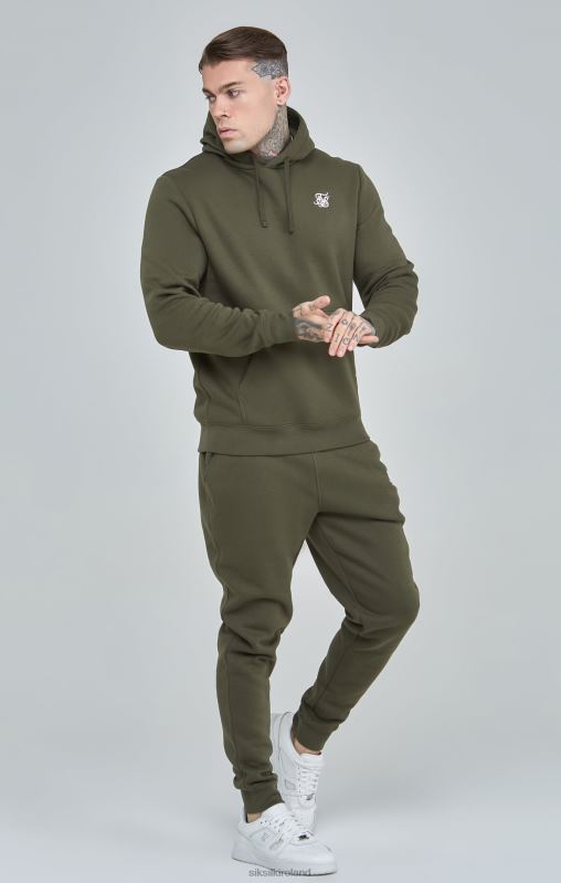 SikSilk Men Khaki Essential Cuffed Jogger XTFJ518 Apparel